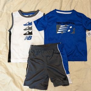 3pc New Balance 3T Toddler Clothes Bundle NWOT